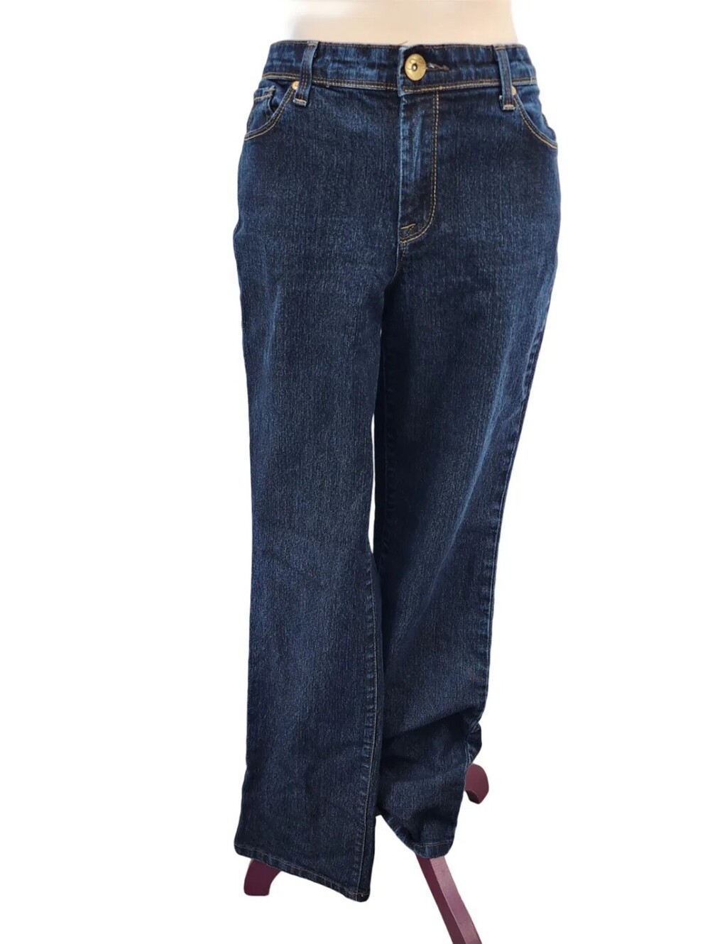 Style & Co Dark Wash Straight Leg Jeans 10 NWOT